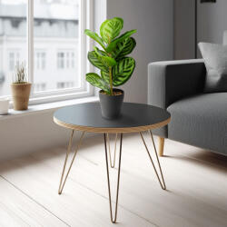 Vog und Arths Planta artificiala frunze zebra decorativa 34 cm, in ghiveci, design realist, decor casa birou (GLB_11896A)