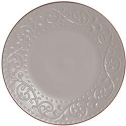  Farfurie ceramica, bej, cu model in relief, 27.5 cm (IN-8424001882557)