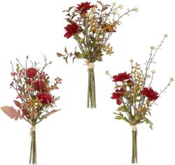  Buchet artificial flori de camp, rosu, 38x20 cm (IN-8720362191933)