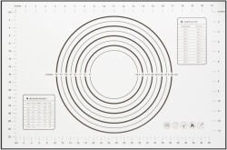 Bewello Placa silicon pentru aluat 60x40 cm, suprafata antialunecare, gradatii masurare (GLB_57520) Tacam