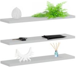  Set 3 rafturi de perete Cassius, culoare alb, 60x14, 5 cm (UE-HM8966.11) Raft