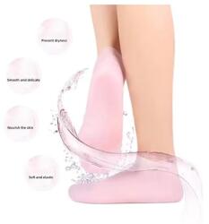  Set Sosete Hidratante Macvi® cu Gel Silicon pentru Calcaie Ingrijire Picioare 2 Buc Descriere produs (MCV-02972)