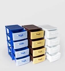 Sterk Dulap Plastic 4 Sertare Universal Sterk, 67 X 45 X 90, Diferite Culori (939) Garderoba