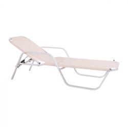  Sezlong din aluminiu, alb 192x62x33 cm (UE-HM5484.03)