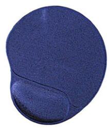 Gembird MousePAD GEMBIRD, cauciuc si material textil, 240 x 220 x 4 mm, albastru, "MP-GEL-B (L1-MP-GEL-B) Mouse pad