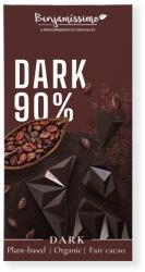 Bio Benjamin Ciocolata neagra 90%, bio, 60g, Benjamissimo (3800236132332)