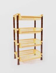 Sterk Etajera Plastic Sterk 4 Nivele 70 X 41x 29 Diverse Culori (1610) Raft