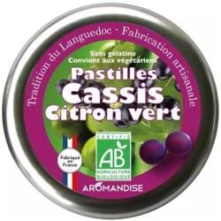 Aromandise Bomboane artizanale cu lime si coacaze negre bio, 45g, Aromandise (3560468791201)