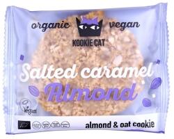 Kookie Cat Cookie cu migdale si caramel sarat bio 50g Kookie Cat (3800233683240)