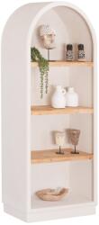  Raft Santorini, MDF, alb/natur, 80x38x188.5 cm (UE-HM18044) Raft