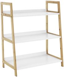  Etajeră cu 3 rafturi, alb/natural, koen typ 1 (UE-0000272240) Raft