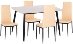  Set dining Raven, 5 piese, masa + 4 scaune (UE-HM21266.01)