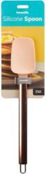 Bewello Lingura silicon, 28 cm, rezistenta caldura, maner inox (GLB_57546P) Tacam