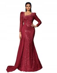 Shein Elegáns Estélyi Ruha Flitteres Sellő M