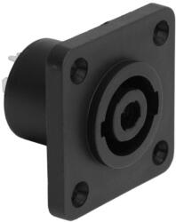 Priza Speakon 4 Poli pentru Difuzoare, Conector Audio Montabil in Panou (GLB_05203)
