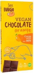Super Fudgio Ciocolata cu portocale, bio, 80g, Super Fudgio (5903205740885)