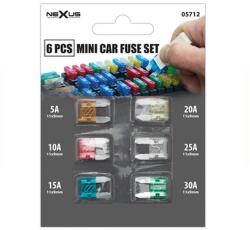 NEXUS Set Sigurante Auto Mini cu Lama, 5A-30A, pentru Protectie Circuit Electric (GLB_05712)