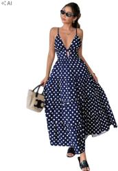 Shein Ruha Maxi Pöttyös S