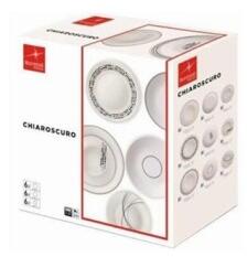GimiHome Set farfurii opal, 18 piese, Bormioli Chiaroscro (568041) - esell - 334,75 RON
