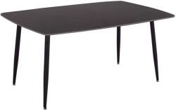  Masa dining Raven, blat ceramic cu finisaj marmura neagra, 160x80x74 cm (UE-HM18150.02)