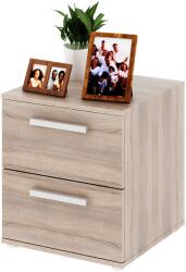  Dulap mic cu 2 sertare îngust, dtd laminat, stejar sonoma, dunaj tipul9 (UE-0000186177) Garderoba