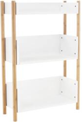  Etajeră cu 3 rafturi, bambus natural / alb, baltika type 2 (UE-0000272249) Raft