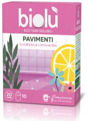 Biolu Tablete pentru pardoseli cu eucalipt si lamaie, ecologice, 20 bucati, 47.5g, Biolu (8057432974944)