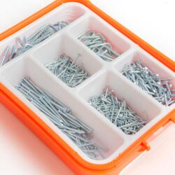 Handy Set Cuie si Carlige pentru Fixare si Agatare, 475 piese, cu Cutie Organizatoare (GLB_04290)