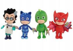 Pan i Pani Gadżet Pj Masks Plüss Figura Szett 4 Db-os MIX A Mesehősök Közül Gyerekeknek Játék (RE-985)