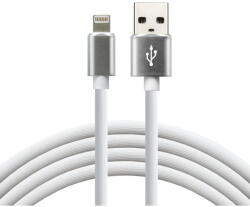 everActive cable USB Lightning 1m - White, silicone, quick charge, 2, 4A - CBS-1IW (CBS-1IW)