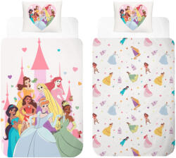  Disney Hercegnők Castle ágyneműhuzat 140×200cm, 70×90 cm (BRM026599) - eking