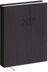 REALSYSTEM Zsebnaptár REALSYSTEM 2 Day B/6 kétnapos álló fehér lapos Grafit 2027 (5441-01) - papir-bolt