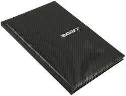 Realsystem Határidőnapló REALSYSTEM Carbon B/5 heti fehér lapos acél 2027 (5611-81) - papir-bolt