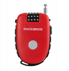 ROCKBROS Kerékpár zár Rockbros zsinór 94cm acél Abs kódzár 4 számjegyű (4902890785684)