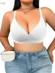 Shein Merevítő Nélküli Puha Melltartó 4XL