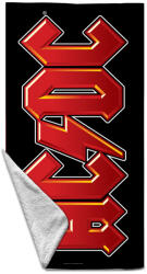 NNM prosop AC/DC - Logo Black - 70x140 - TOACDCLOGB-BA