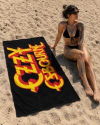 NNM prosop de plajă Ozzy Osbourne - Logo Black - 80x160 - TOOZBLKLOG-BE