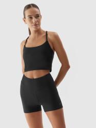 4F Top/crop-top Jógához (újrahasznosított) F453 Grafit M (4FAW23TFTSF453-22S-M)