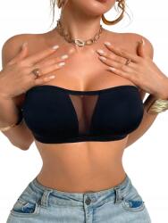 Shein Bandeau Melltartó Hátul Cipzárral XL