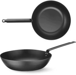 HENDI Wok Hendi 304 mm szénacél 220°C univerzális minden konyhába (4902890781174)