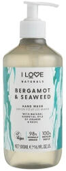 I Love Cosmetics Naturals Bergamot & Seaweed, Sapun lichid pentru maini, 500 ml