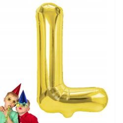  Fólia Léggömb arany L betű 40cm születésnapi party felirat készítéséhez