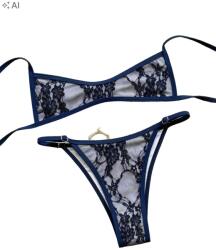 Shein Kétrészes Csipkés Bikini Szett M