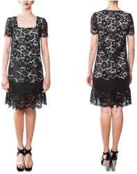 TWINSET Ruha Twinset fekete csipkés elegáns koktélruha méret 42 (TS828P NERO)