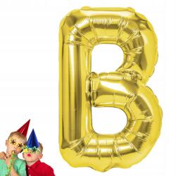  Fólia Léggömb arany B betű 40cm születésnapi party felirat készítéséhez