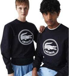 Lacoste Unisex pulóver Lacoste SH7582 klasszikus sötétkék pamut méret Xxs logóval (SH7582)