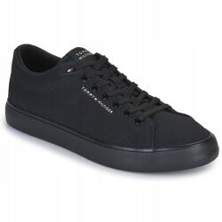 Tommy Hilfiger Tornacipő Márkanév Szövet Fűzött Alacsony Fekete 42