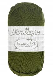Scheepjes Fonal Scheepjes Bamboo Soft Premium Blend 256 Grand Oak Olivazöld (4)