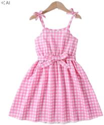Shein Kockás Gyerek Ruha 122/128
