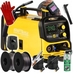 Kraft & Dele Hegesztőgép Készlet Migomat Kraft&dele KD1882 250A Mig Mma Tig Flux 1KG Drót (KD1882)